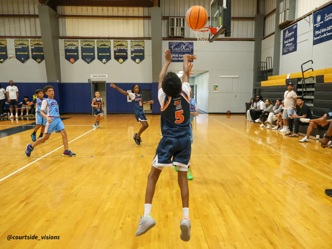Hoop Skills player shooting a jumper